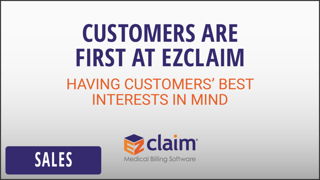 EZClaim - Sales Video - Customers are First at EZClaim