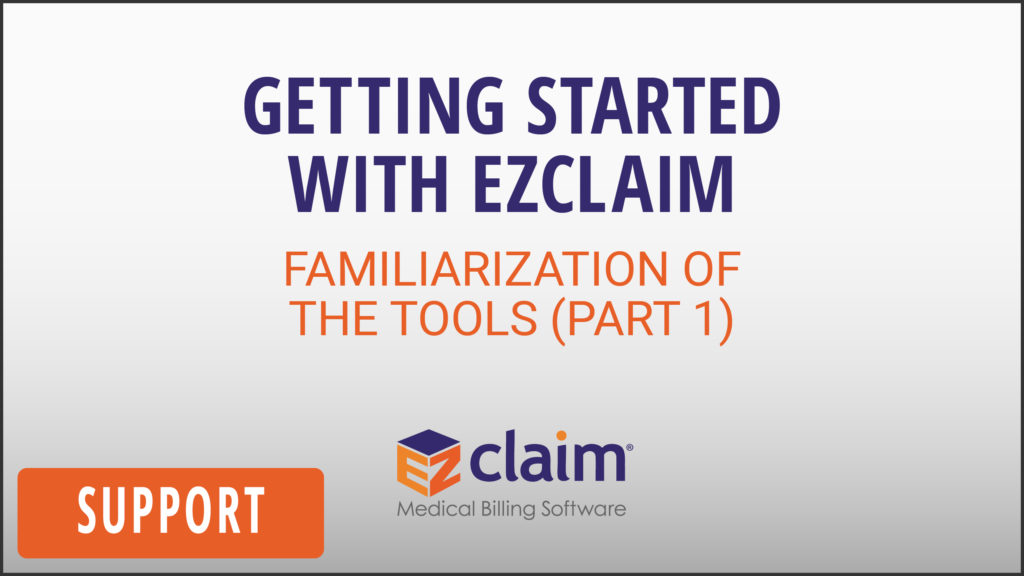 EZClaim - Support Video - Getting Started (Part 1)