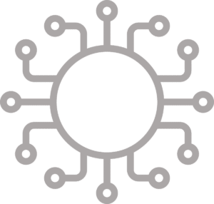 Gray integration icon